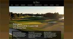 Desktop Screenshot of lelyresortgolfandcountryclub.com